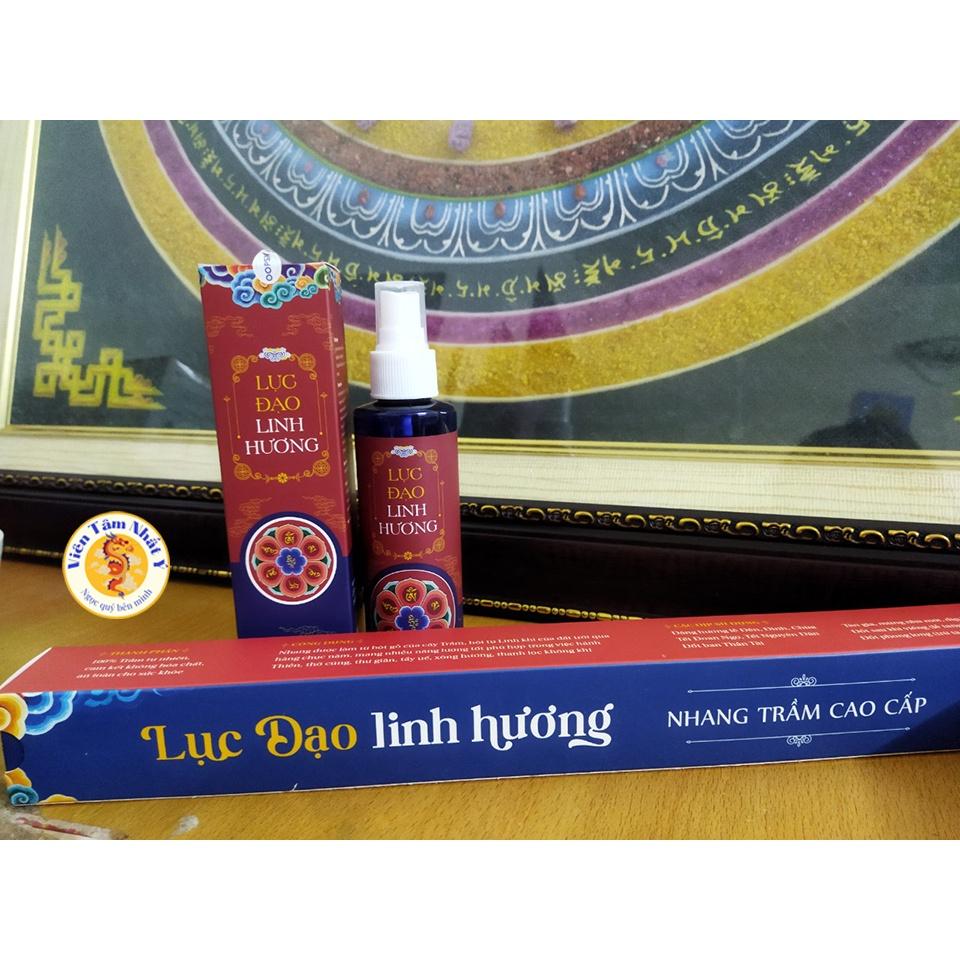 Xịt tẩy trần Lục Đạo Linh Hương, mùi hương thuần tịnh, xịt thân thể và không gian sống, không gian thờ cúng