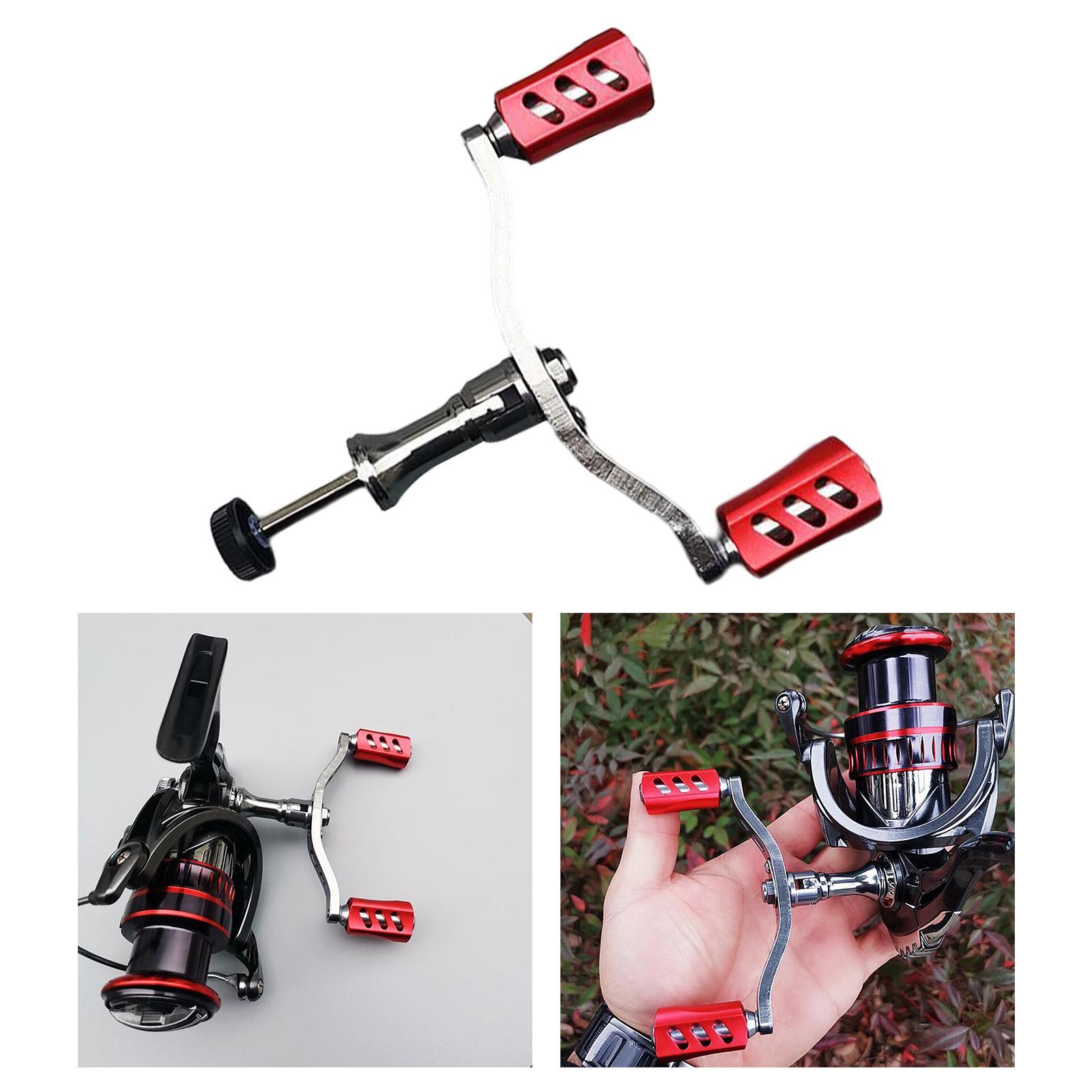 Lightweight Fishing Reel Handle Replacement for Fishing Tackles , Red