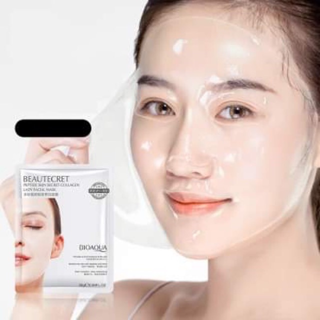  Miếng Mặt nạ thạch collagen cấp nước giúp da căng bóng mịn màng Bioaqua