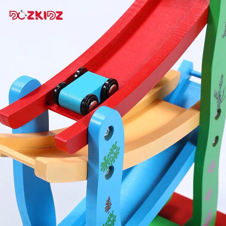 Đồ chơi vận động - Đường trượt zic zac 4 xe - DOZKIDZ