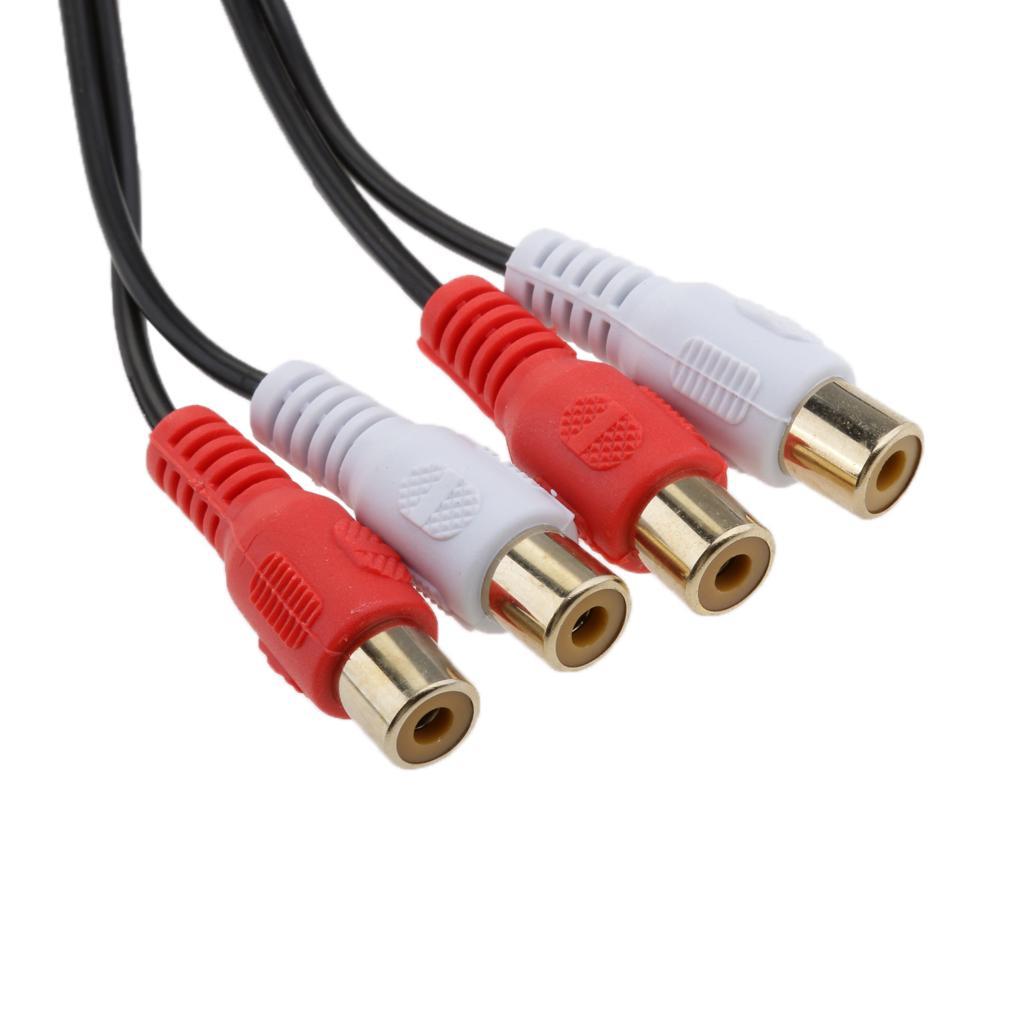 Vehicle Audio Amplifier Device Remote Volume Control 2RCA Input+2RCA Output