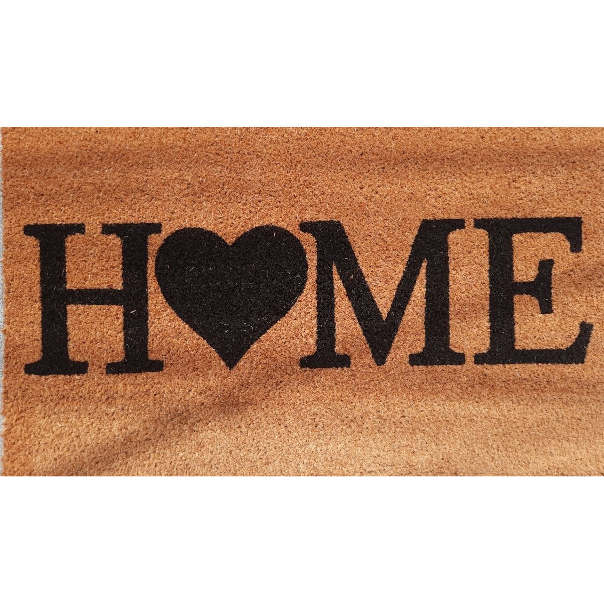 Thảm Lót Chân Chùi Chân Họa Tiết Home hình trái tim 45x75cm