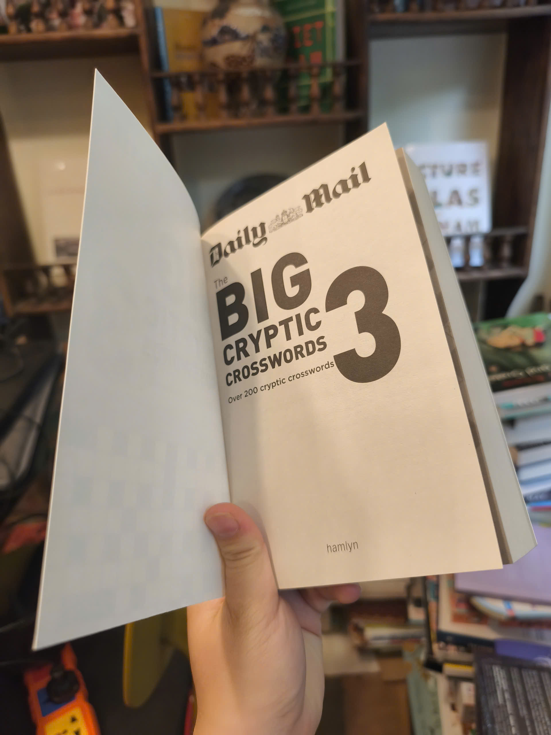 Sách - Big Book of Cryptic Crosswords 3 | Games / Ngoại văn Nhập khẩu UK / Trò chơi ô chữ giải trí