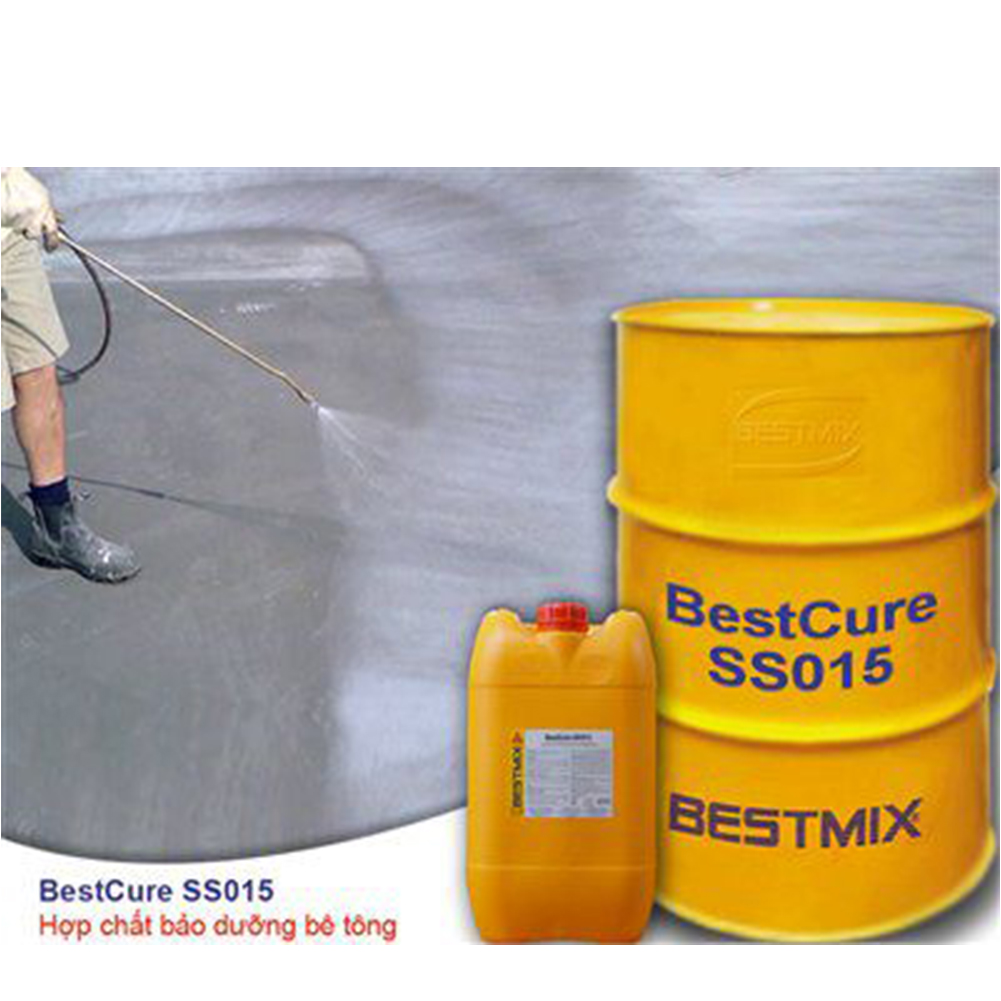 BestCure SS015 - Can 25L - Hợp chất bảo dưỡng bê tông gốc polysilicate