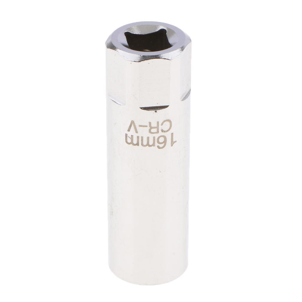16mm Thin Wall 3/8inch Drive 12-point Spark Plug Socket Wrench Tool for