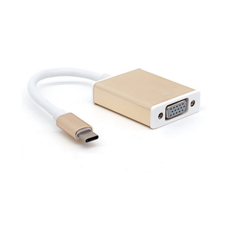 ROGTZ Cáp USB Type C to VGA cho Macbook chuẩn USB 3.1 Type-C - Hàng Nhập Khẩu