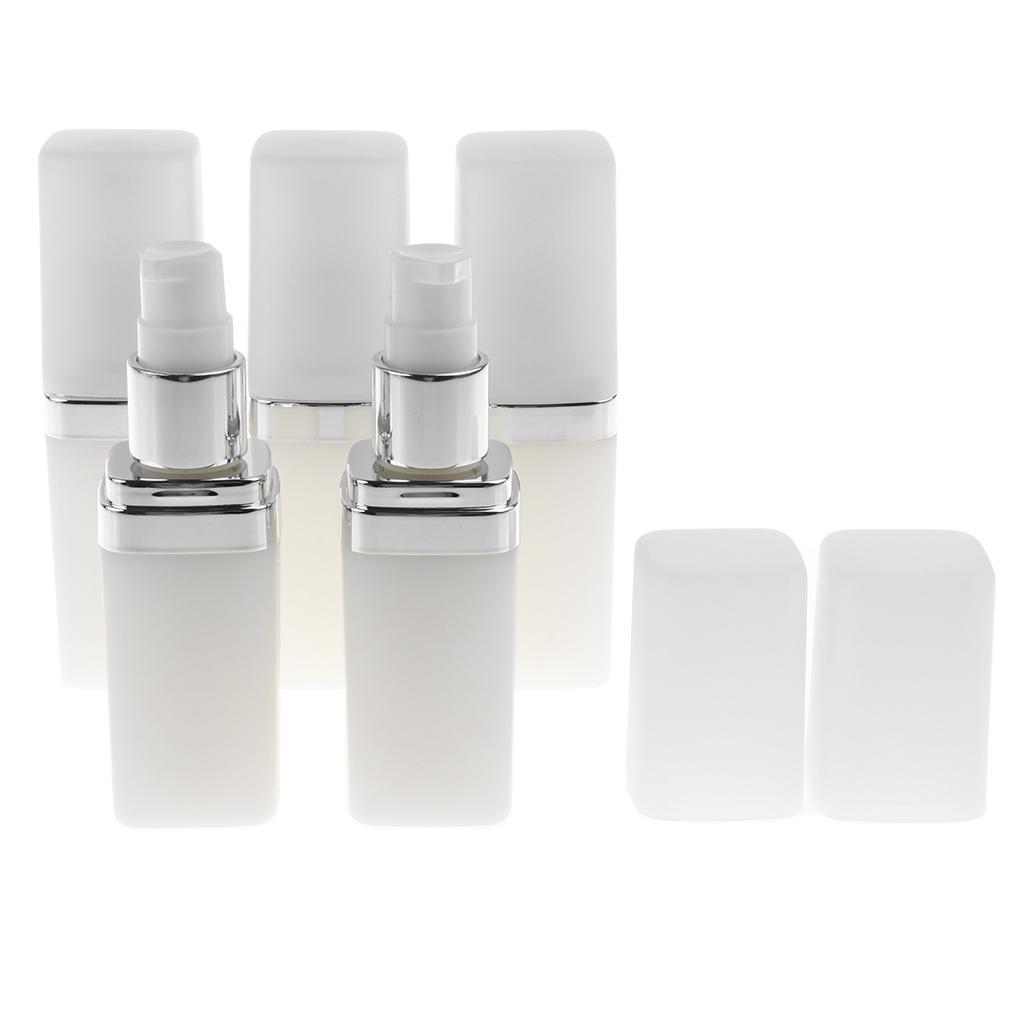 5 Pieces 15ml Protable Bottles Shampoo Empty Lotion Container Pressed Pump Spray