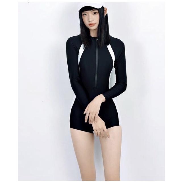 Bikini tay dài khoá kéo kín đáo siêu an toàn