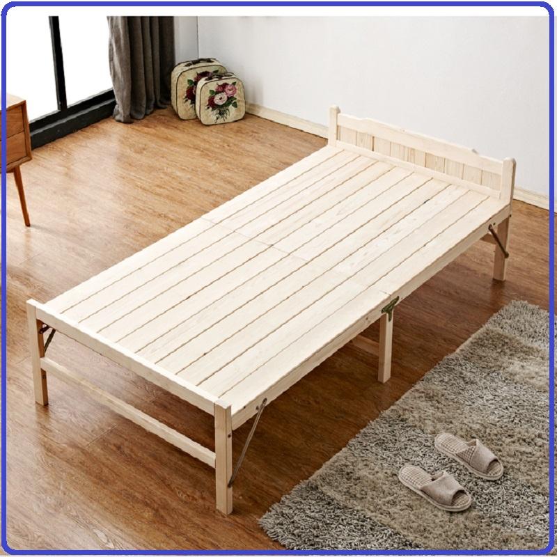 Giường xếp gỗ thông gấp gọn 60,80,100,120,150cmx195cm tặng nệm gối - Giường ngủ gấp gọn gỗ nhiều kích thước