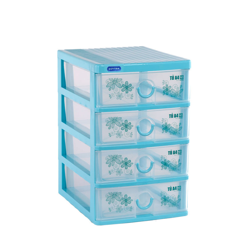 Tủ A4-4 ngăn - nắp bằng Duy Tân No.343/4 màu ngẫu nhiên