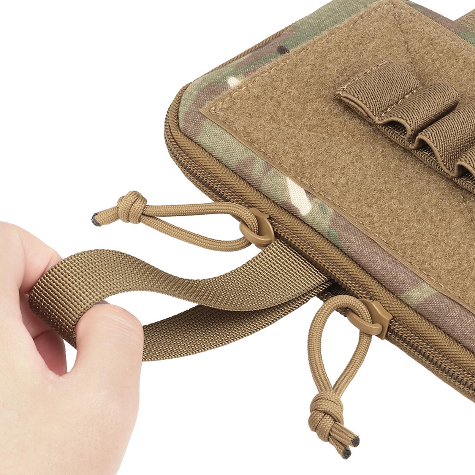 Outdoor Waist Pack First Aid Pouch Nylon Phone Holder Case Waist Bag for Camping Unisex