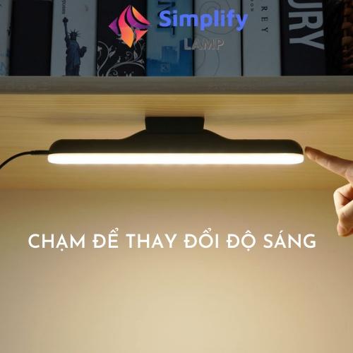 Đèn ngủ Led cảm ứng chạm sạc tích điện thông minh, dùng làm đèn học cực đẹp, đèn trang điểm cute