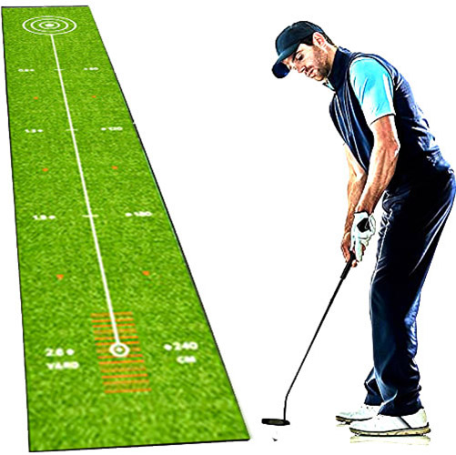 Bộ dụng cụ chơi golf đầy đủ nhất (Combo 02 sản phẩm: thảm + gậy PUTT)