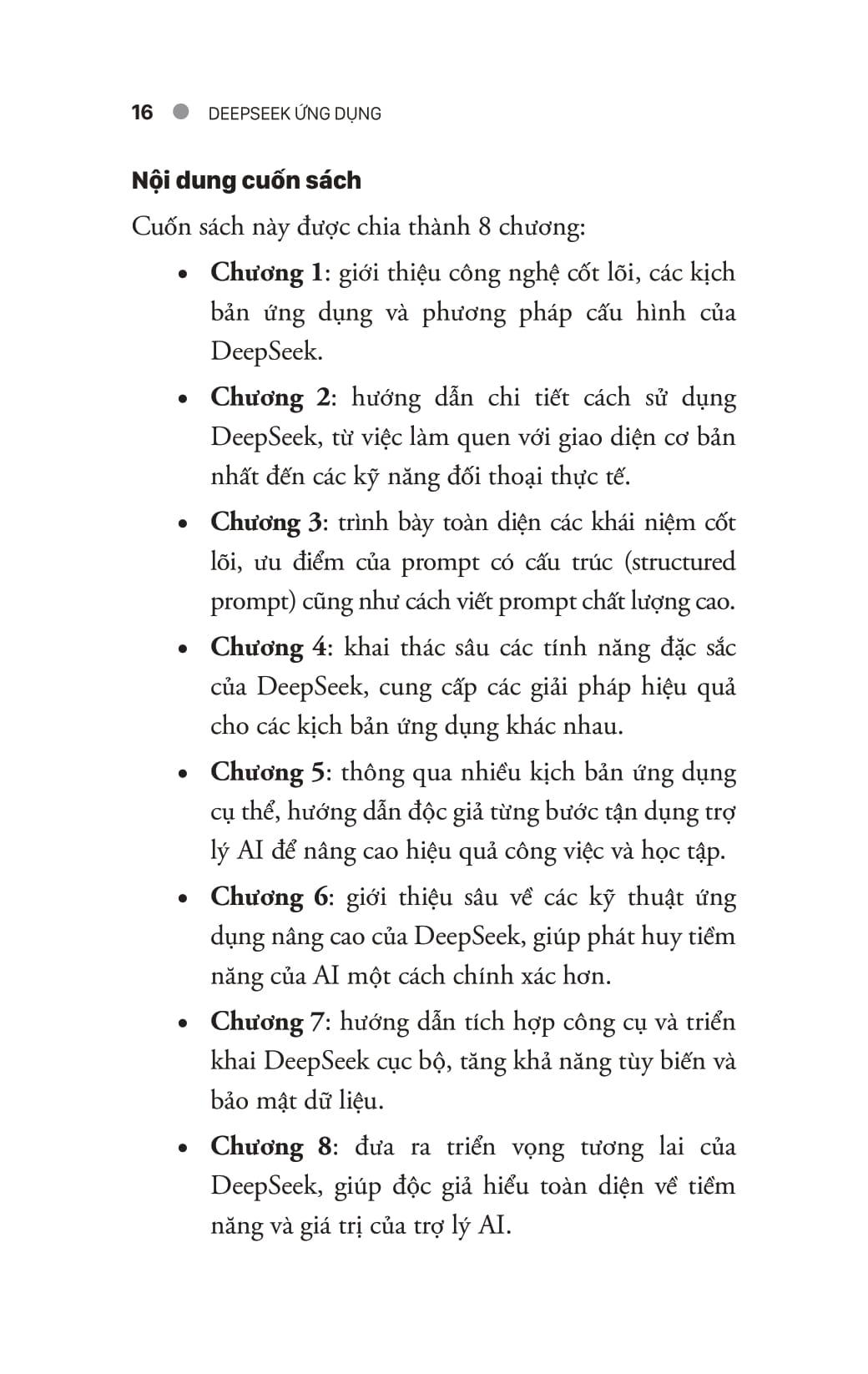 Sách - Deepseek Ứng Dụng - Làm Chủ AI Mã Nguồn Mở, Từ Cơ Bản Đến Thực Chiến