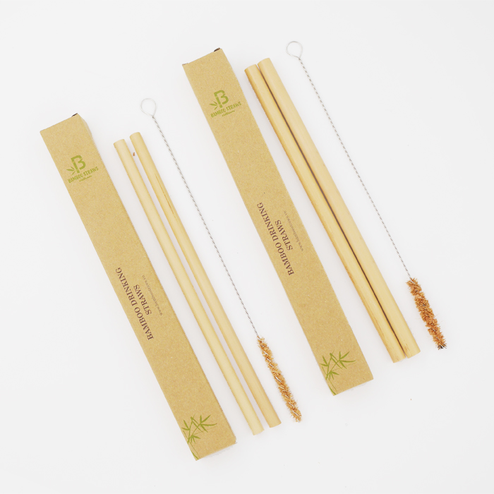 Combo 2 hộp Ống hút tre - size S bamboo straws (hộp 2 ống)