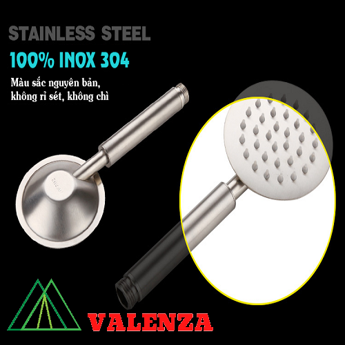 Bộ sen cây tắm đứng inox sus304 nóng lạnh Valenza SCT-01