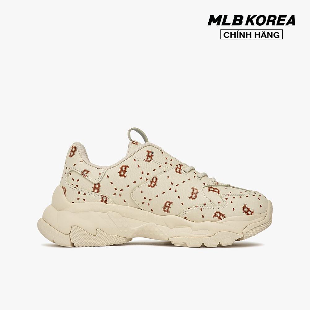 MLB - Giày sneakers unisex cổ thấp Big Ball Chunky Saffiano Diamond Monogram 3ASHMS13N