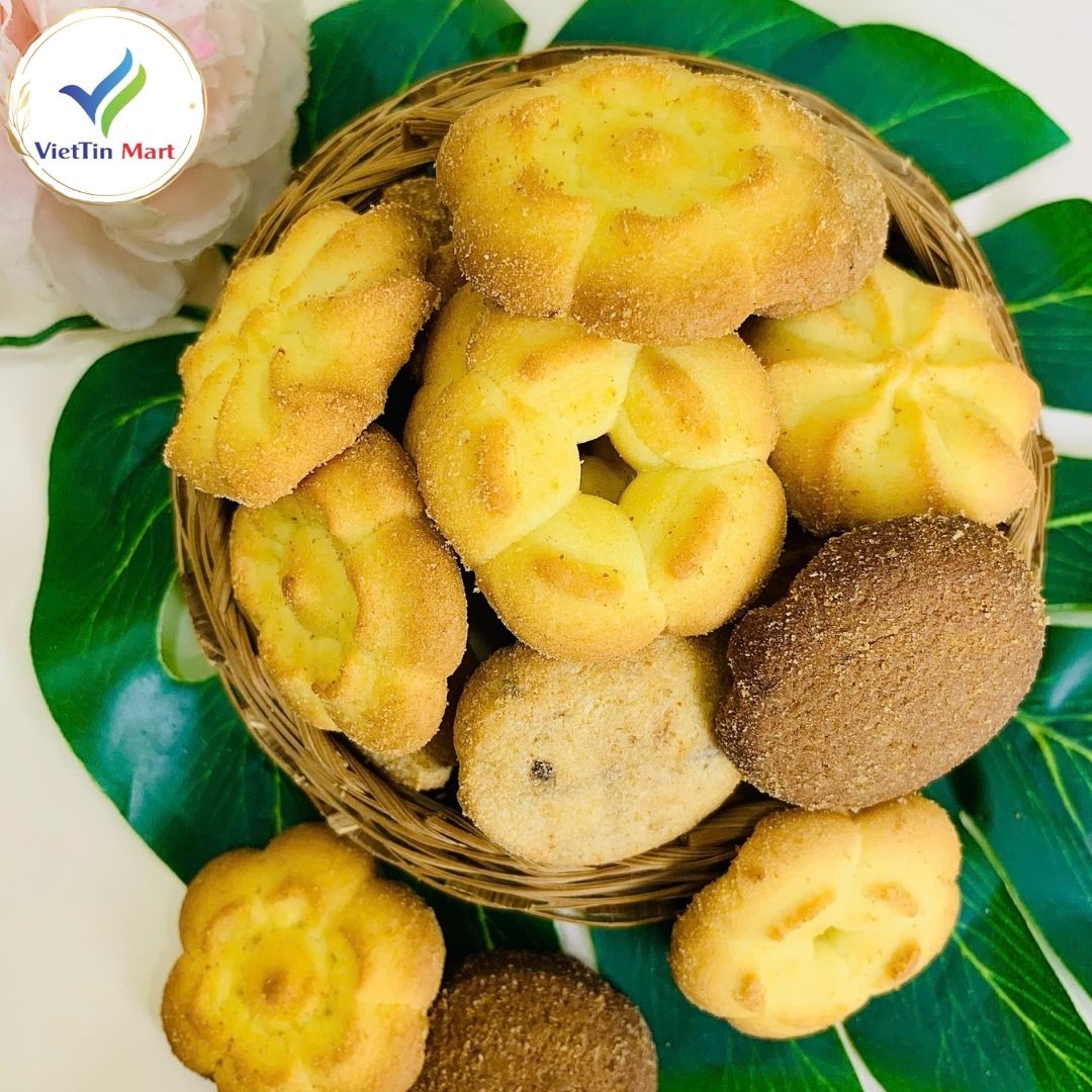 Bánh Quy Bơ Giòn 500g VietTin Mart