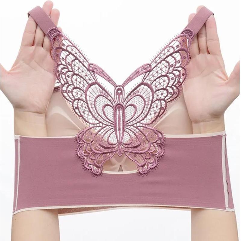 3 Bướm Gợi Cảm Làm Đẹp Lưng Nữ Áo Ngực Plus Kích Thước Áo Ngực Kích Thước Áo Bralette Liền Mạch Nữ Push Up Bra không Dây Quần Lót