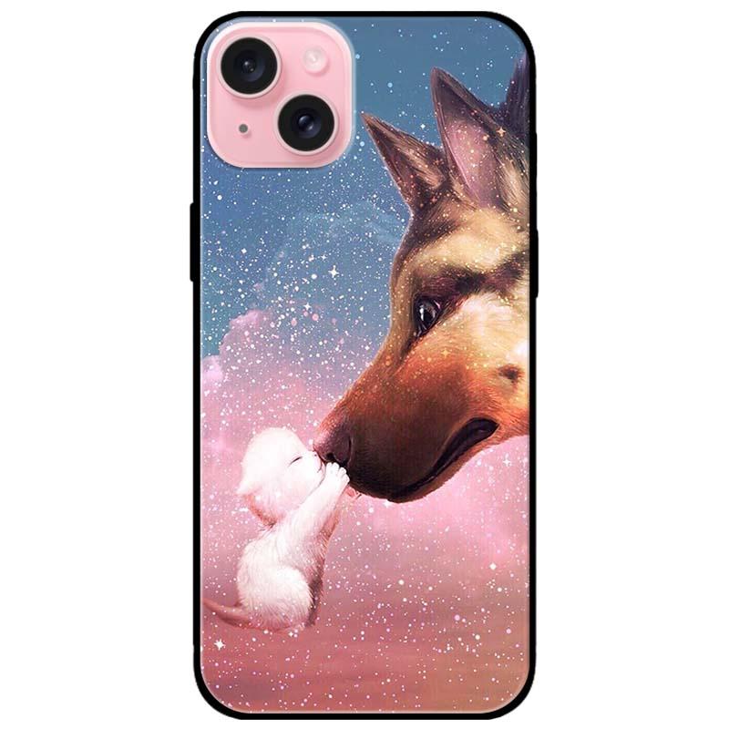 Ốp lưng dành cho Iphone 15 - Iphone 15 Plus - Iphone 15 Pro - Iphone 15 Pro Max - Cún Con Trắng - Hàng Chính Hãng