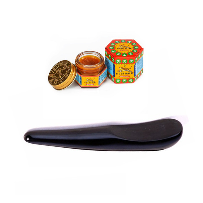Bộ cạo gió + dụng cụ Diện Chẩn - massage trị liệu