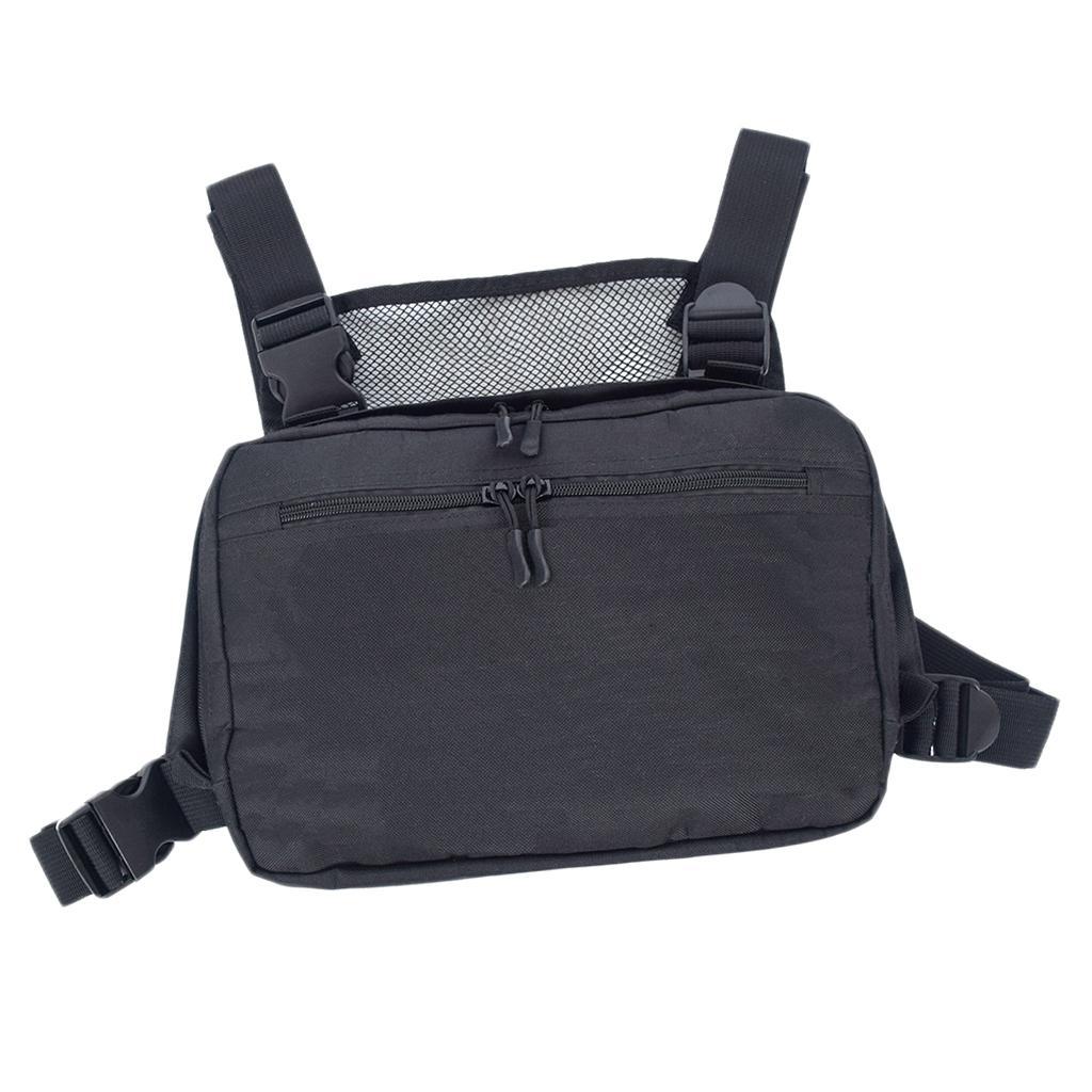Multi-Functional Unisex Oxford Cloth Chest Rig Bag Vest Waist Bag Panny Pack