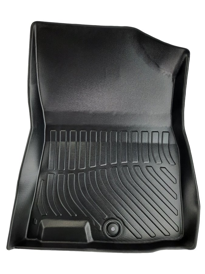 Thảm lót sàn xe ô tô Hyundai Elantra 2017- nay Nhãn hiệu Macsim chất liệu nhựa TPE cao cấp màu đen