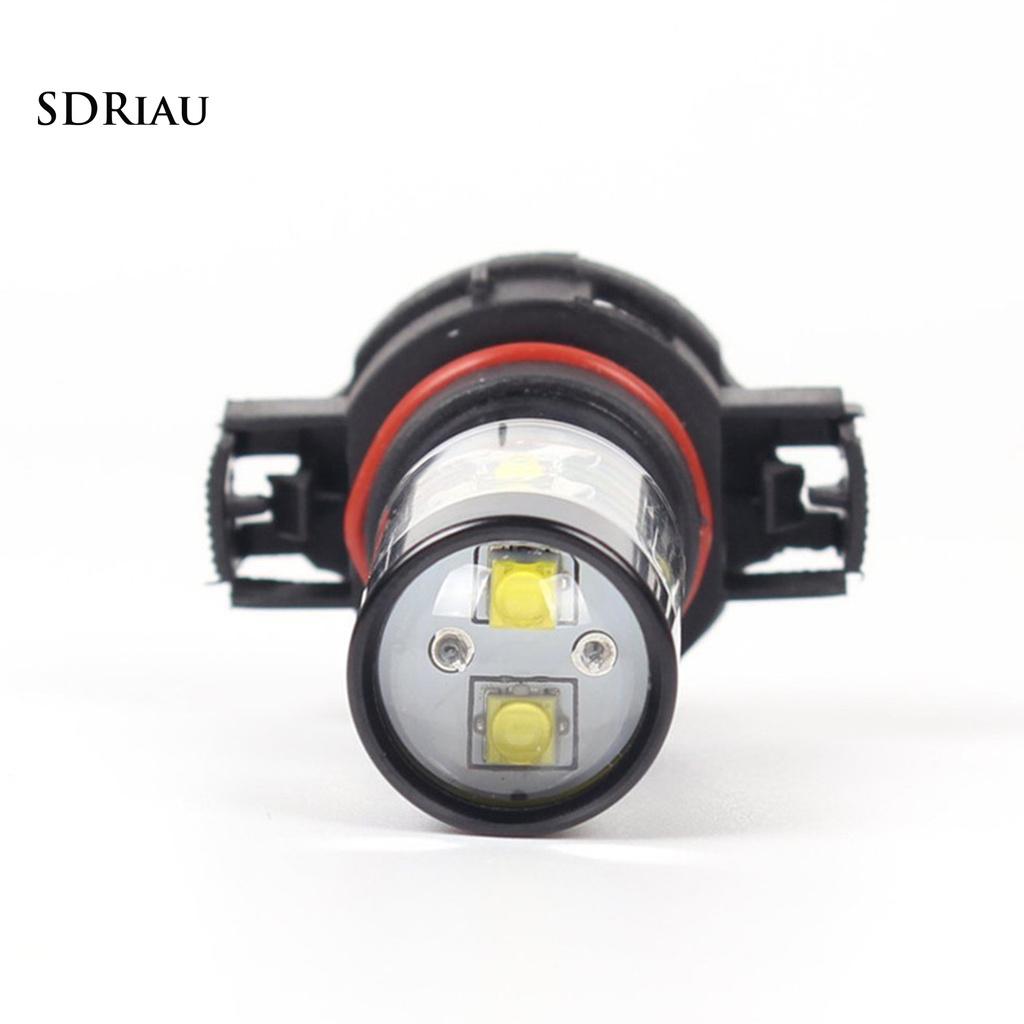 Set 2 Đèn Led Sương Mù Bằng Hợp Kim Nhôm Cho Xe Ô Tô