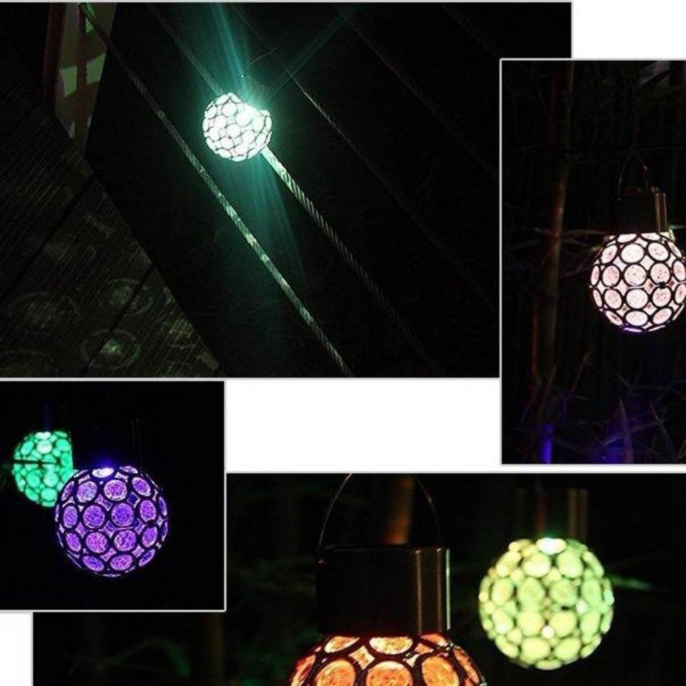 Quả cầu đổi màu năng lượng mặt trời, Trang trí công viên, biệt thự, sân, vườn, trong nhà, quán cà phê tạo không gian đẹp