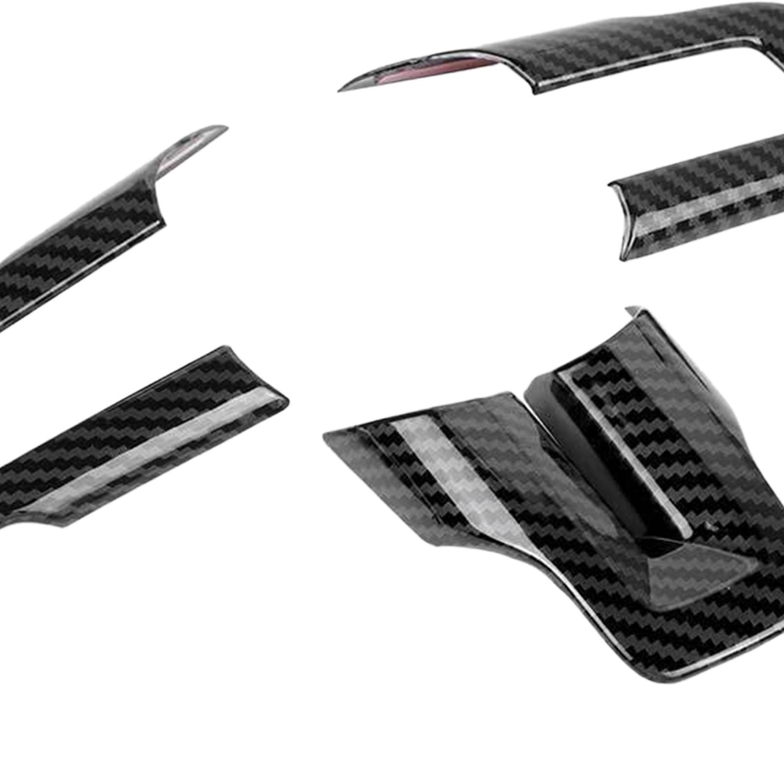 3 Pieces Steering Wheel Button Frame Cover  ,Accessories Car Durable Stable Performance Direct Replaces Interior for  Parts