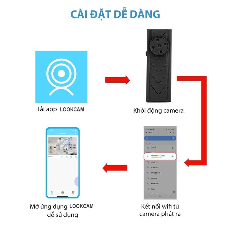 Camera mini S63(X9)-1080p wifi xem qua đt kèm thẻ 32g