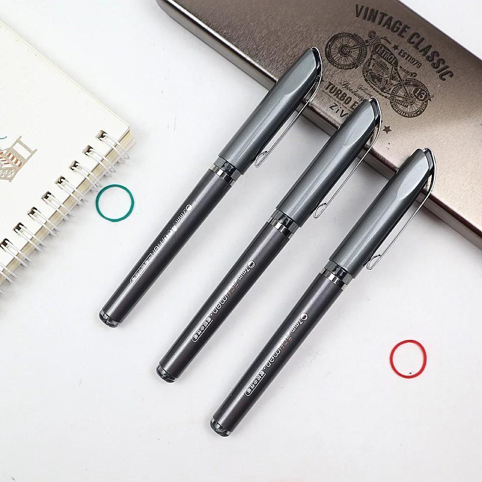 Hộp 12 Cái Bút Ký Viết Gel Ngòi 0.7Mm Acumen Baoke 1588 - Mực Xanh