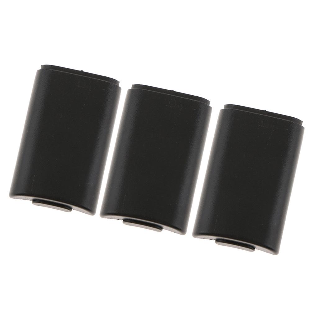 For Microsoft 360 Slim Remote Control Battery Back Door Cover Lid 3Pcs