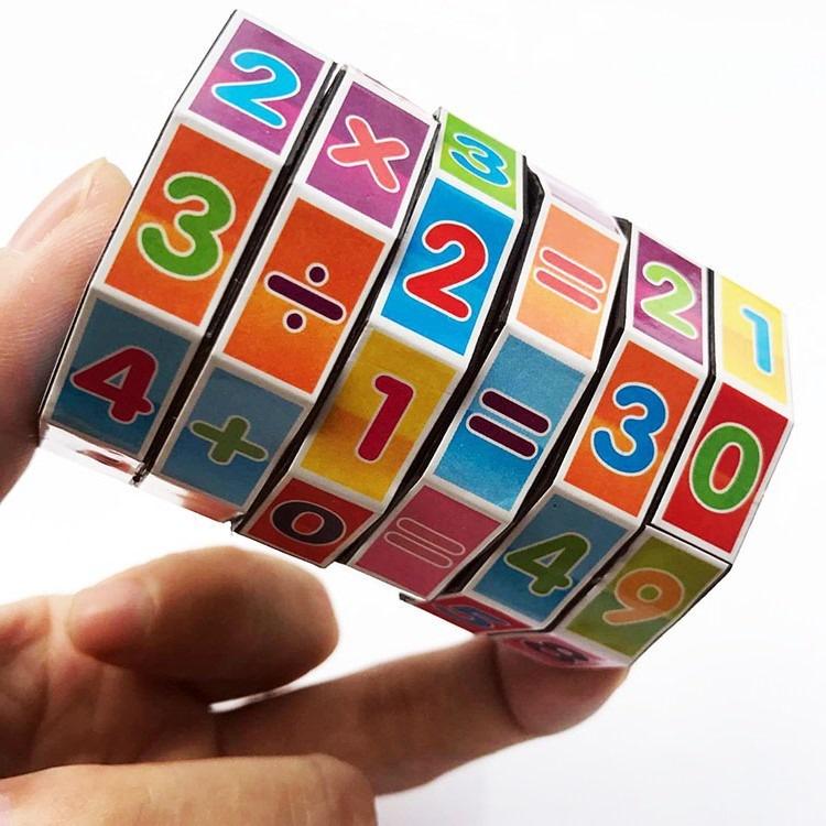 Đồ chơi Rubic toán học - rubik cho bé tập làm phép tính rèn luyện tư duy khả năng tập trung