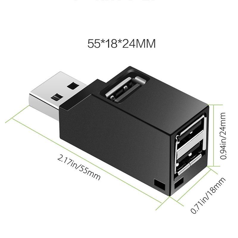 Bộ chia 3 cổng USB 2.0 tốc độ cao cho PC / Laptop JP3