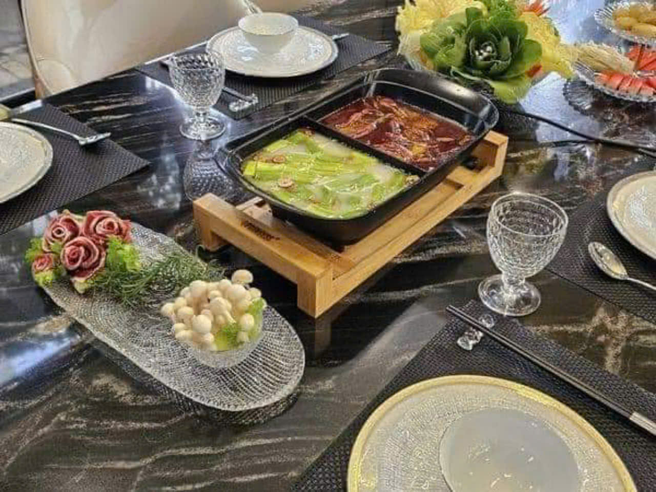 Đĩa IVV Diamante Oval Tray - Made in Italy Hàng chính hãng