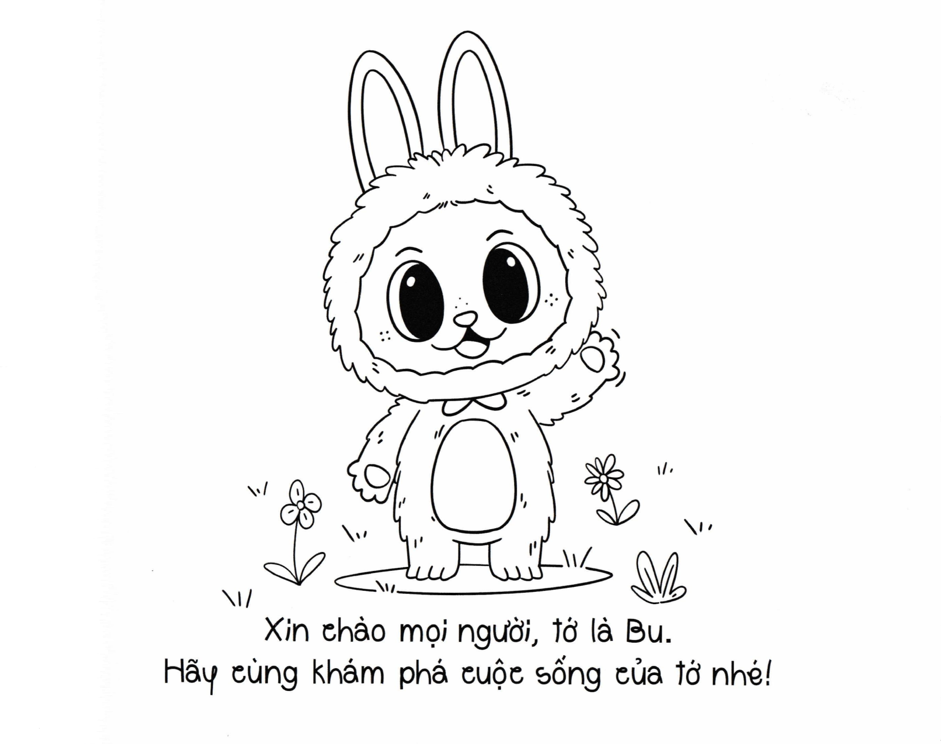 Sách Tô Màu Chữa Lành - Tô Màu Cuộc Sống Muôn Màu Cùng Bu - VT