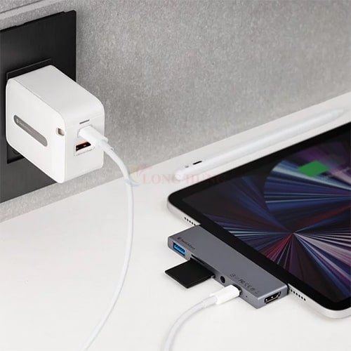 Cổng chuyển đổi SwitchDrive 6-in-1 USB-C Hub GS-105-202-253-101 - Hàng chính hãng