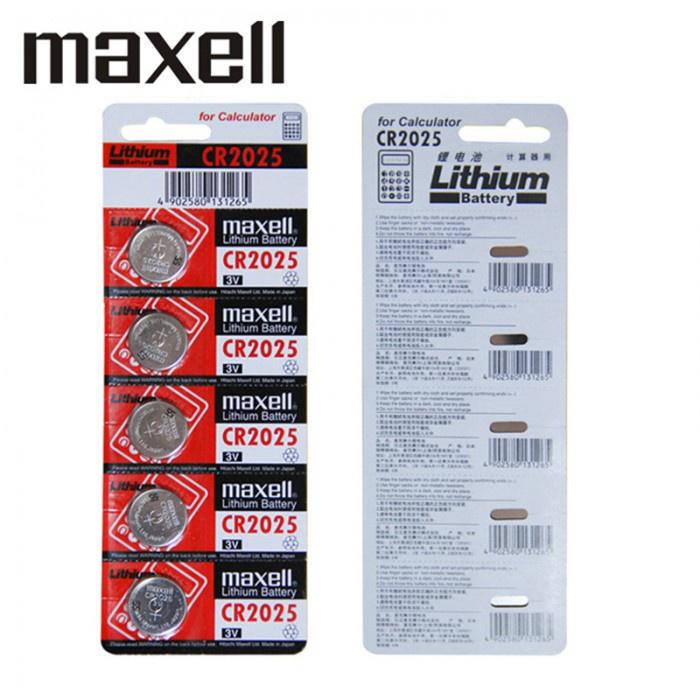 Vỉ Pin Maxell CR2032 / CR2025 / CR2016 / CR1632 / CR1620 / CR1616 / CR1220 Maxell Lithium 3V- Made In Japan (Giá 1 viên)