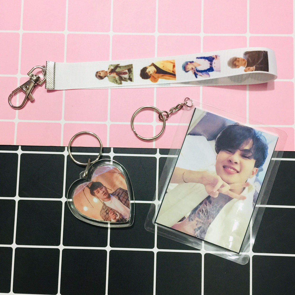 JACK PHƯƠNG TUẤN J97 COMBO 3 MÓC KHOÁ STRAP NAMETAG