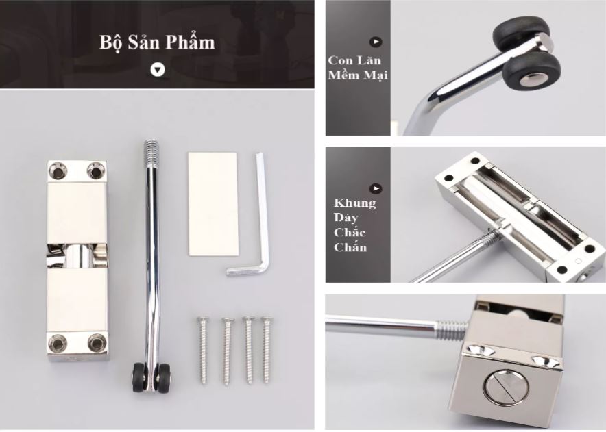 Bản Lề Đóng Cửa Tự Động Mẫu Mới KUNBE Phù Hợp Cửa Vừa Và Nhẹ Dễ Đóng Mở Không Gây Hư Hỏng Cửa