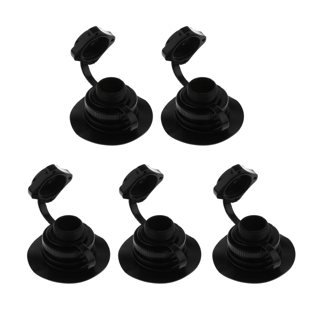 5 Pieces Durable Screw Air Plug Cap for Inflatable Boat Raft Kayak Airbed