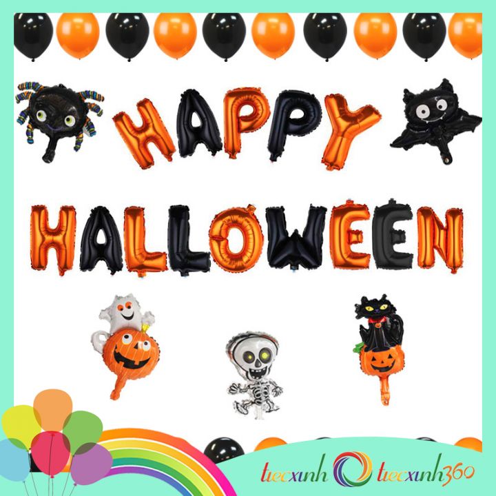 Bộ bong bóng trang trí Halloween size mini random