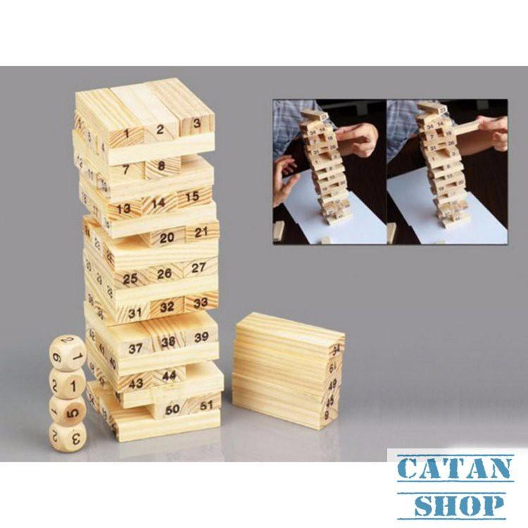 Bộ đồ chơi rút gỗ mini Wiss Toy 54 thanh cho bé, đồ chơi giải trí cho các bạn trẻ BB27-RG54