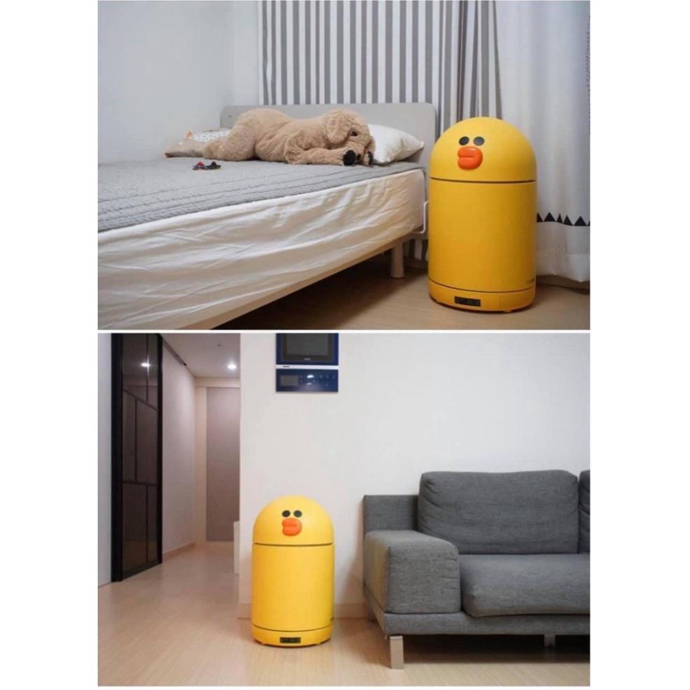 Tủ Lạnh Mini CCOMO X LINE FRIENDS, Dung Tích 31L, Có Đèn Tiệt Trùng Diệt 99% Vi Khuẩn, Có Tai Nghe Blutooth, Nhập Hàn