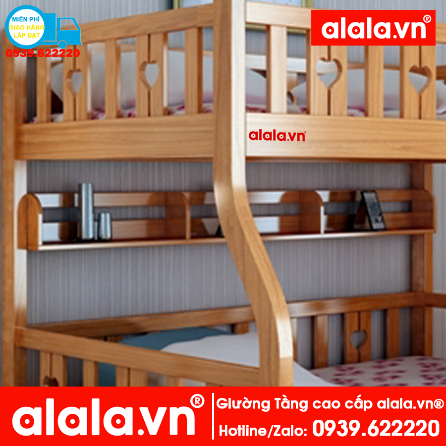 Giường tầng ALALA108 (1m, 1m2) Cao Cấp - www.ALALA.vn - 0939.622220