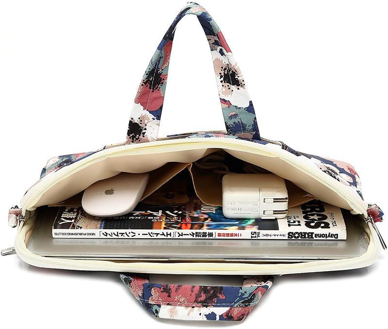 13.3 Inch/15.6 Inch Chống Nước Và Chống Sốc Nữ Xanh Dương Cam Họa Tiết Túi Đựng Laptop 11 12 13 Inch 14 inch Laptop 15 Inch