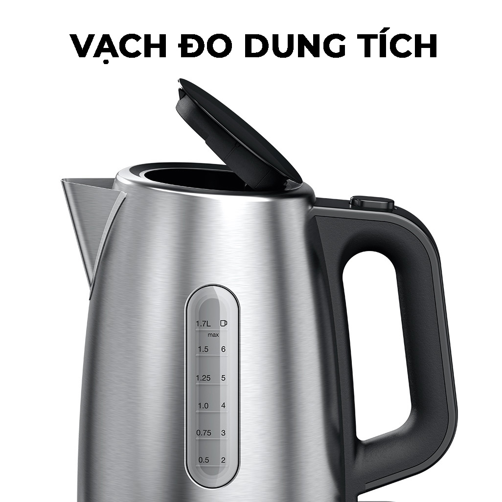 Ấm siêu tốc Braun WK1500BK-Hàng chính hãng