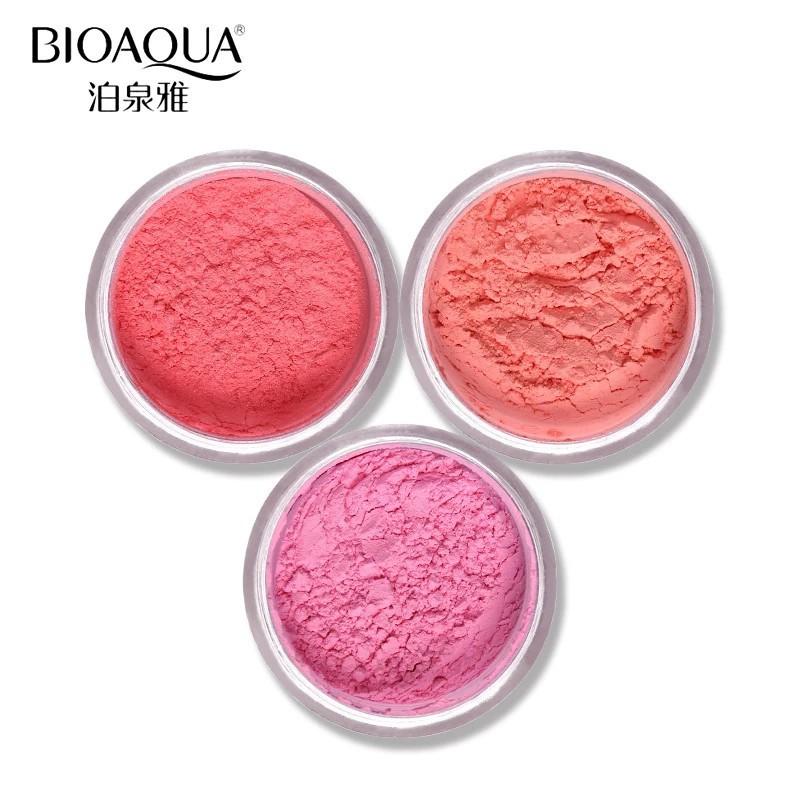 Phấn má hồng Bioaqua 3 màu dùng để trang điểm làm đẹp