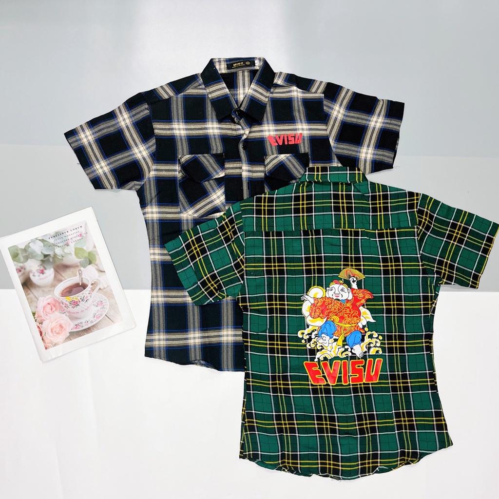 ÁO SƠ MI NAM NGẮN TAY CARO THỜI TRANG NAM MỚI SIÊU ĐẸP HOTTREND CHO CÁC ANH EM